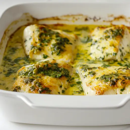 Hähnchenbrust in Kräutersauce