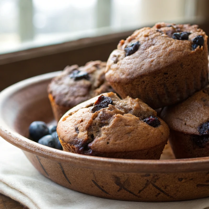 schoko blaubeer muffin