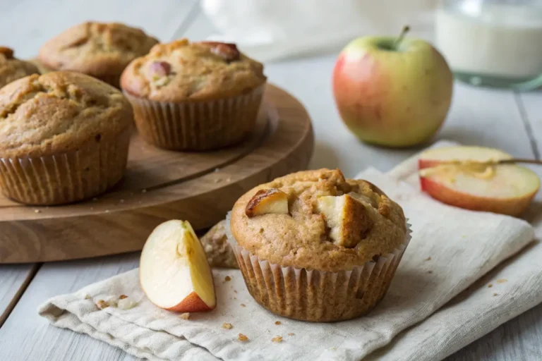 vegane apfelmuffins