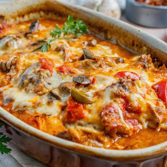hähnchen auflauf backofen