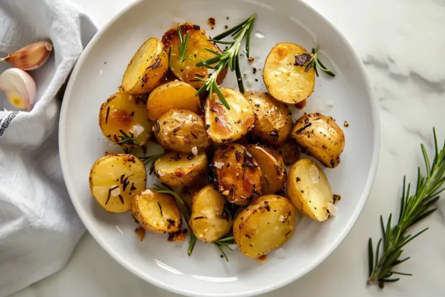 Kartoffeln und Rosmarin