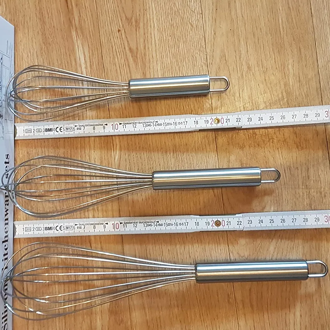 Newaner Schneebesen, 3er Set aus Edelstahl