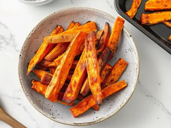 Süßkartoffeln im Backofen rezept