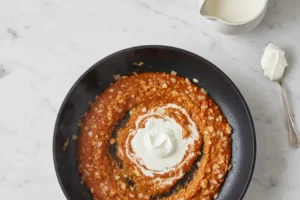 Knoblauch anbraten und Sauce kochen