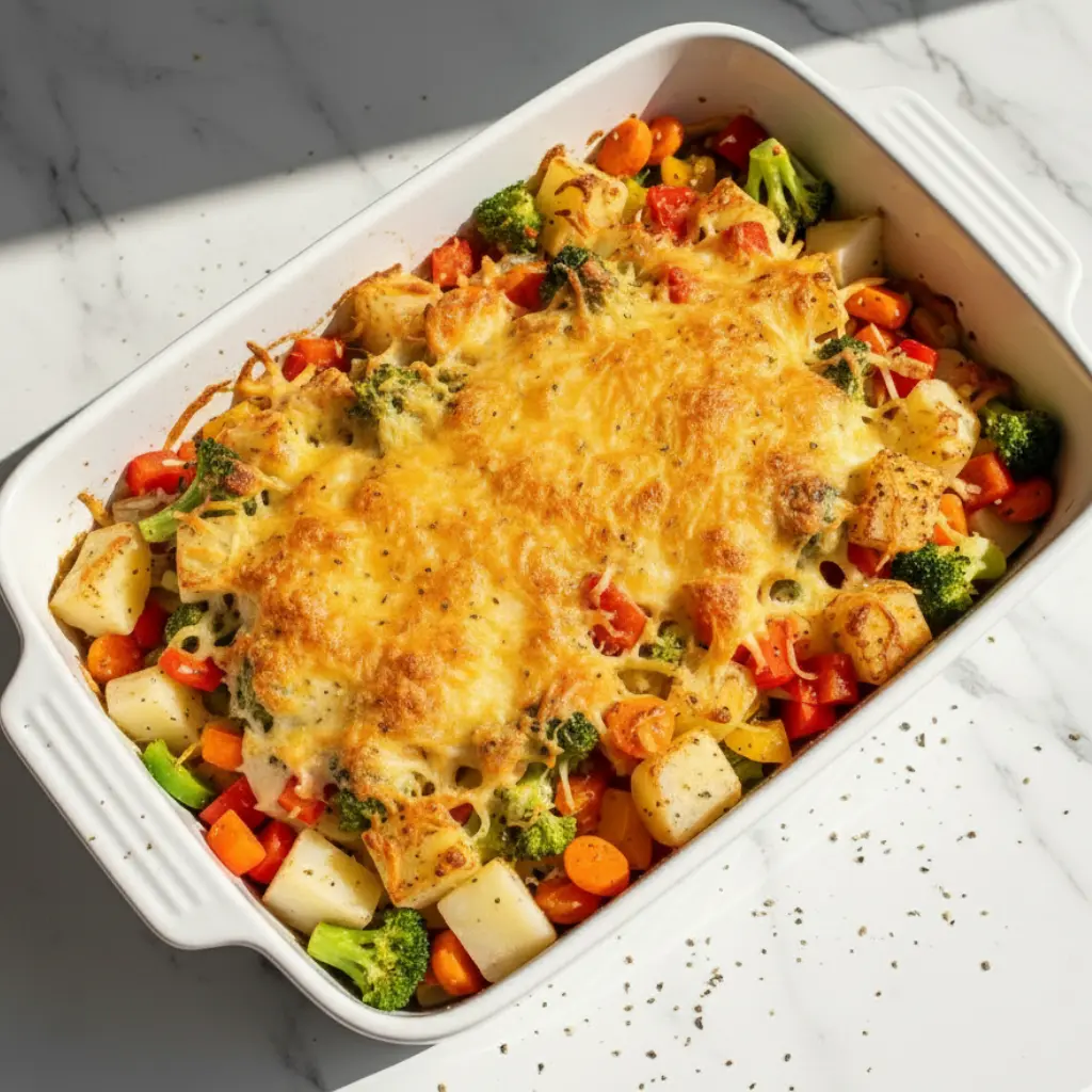 gemüseauflauf mit käse