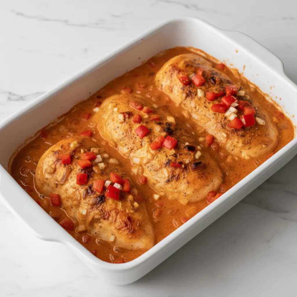 hähnchen paprika sahne