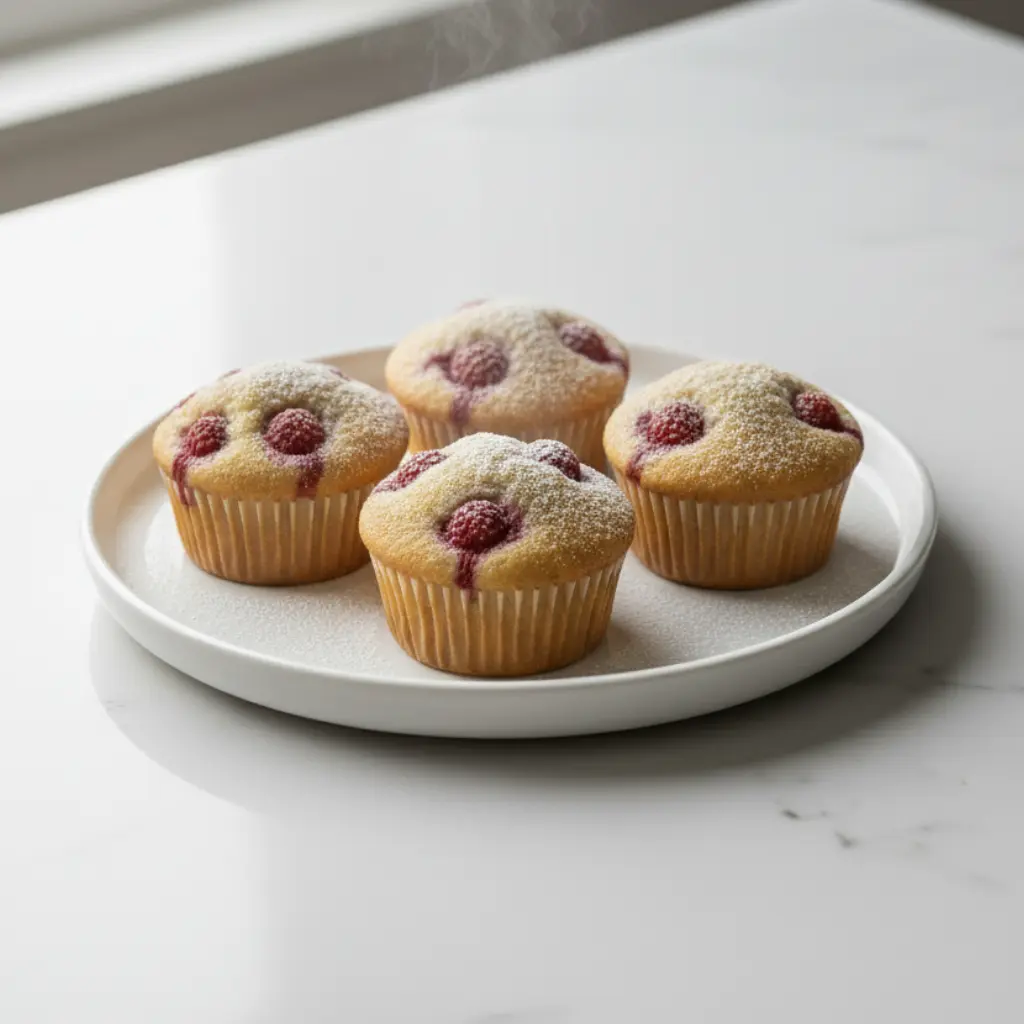 himbeeren muffins rezept