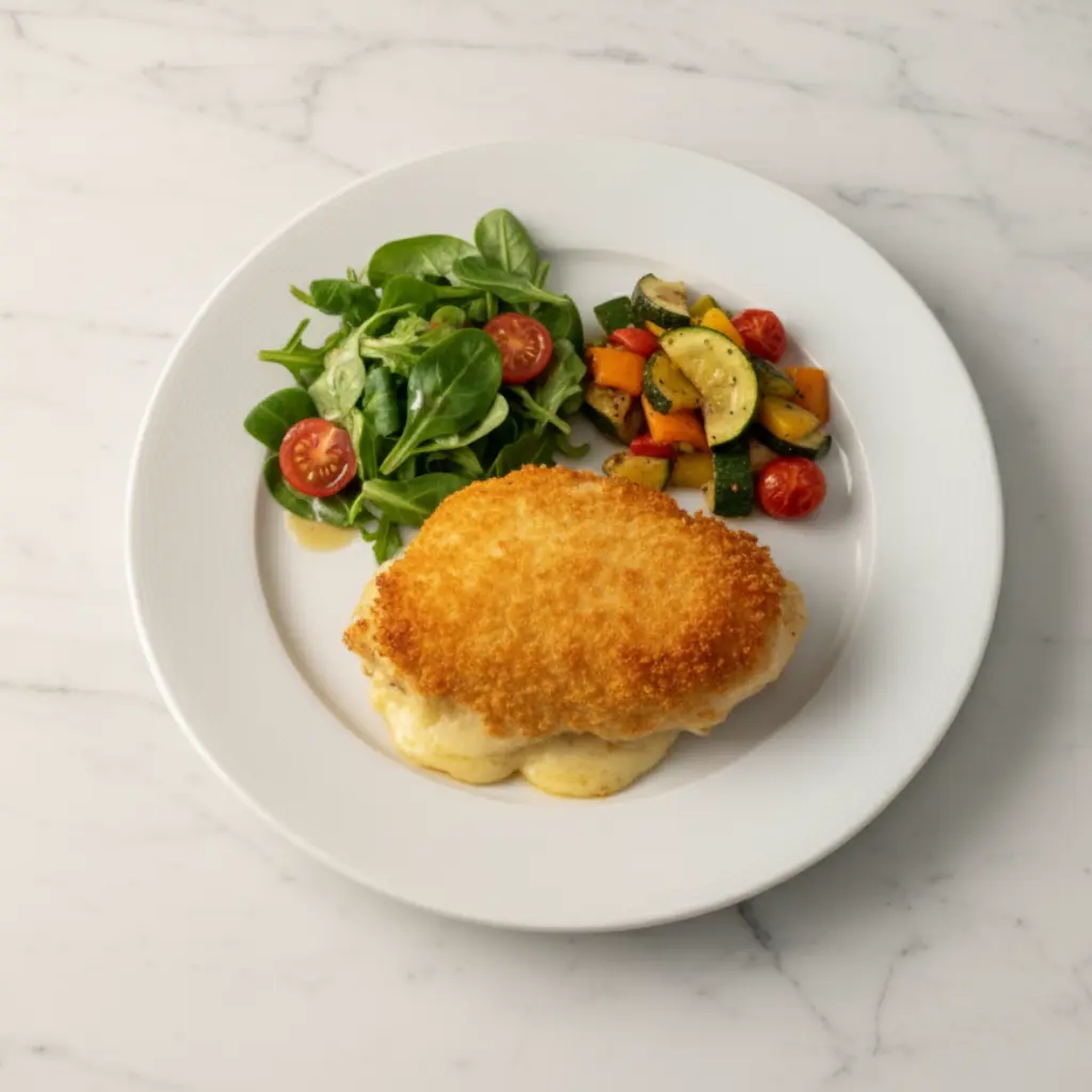 Hähnchen Cordon Bleu im Backofen