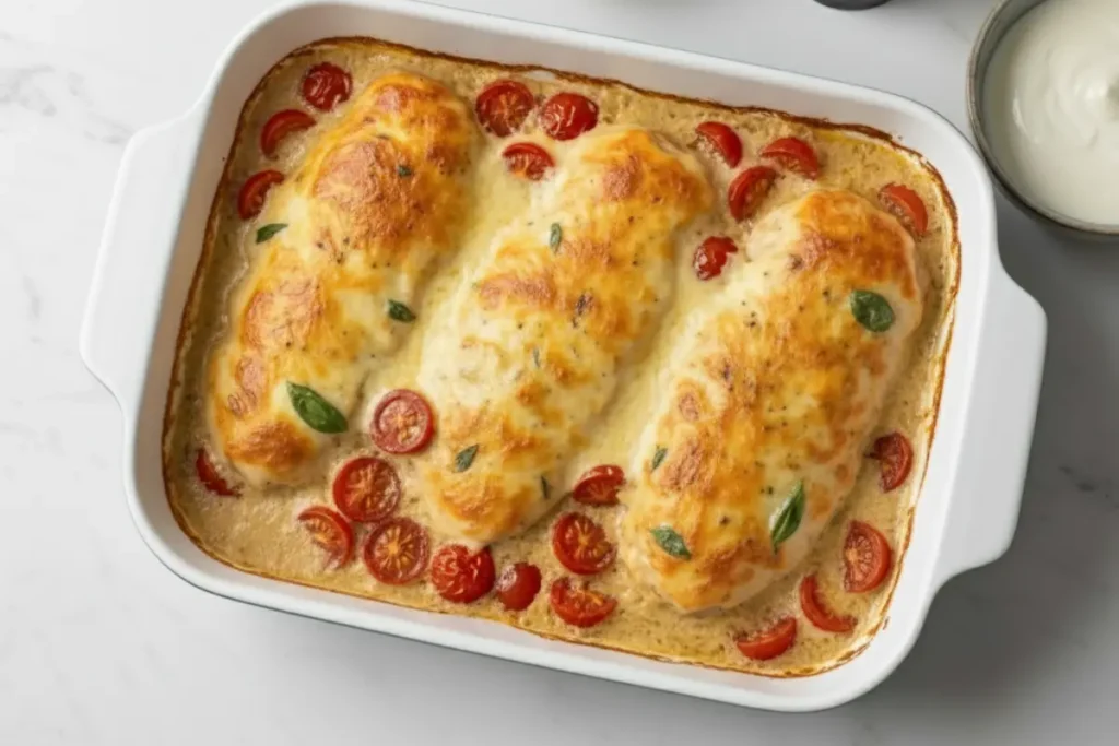 Hähnchen Tomate Mozzarella