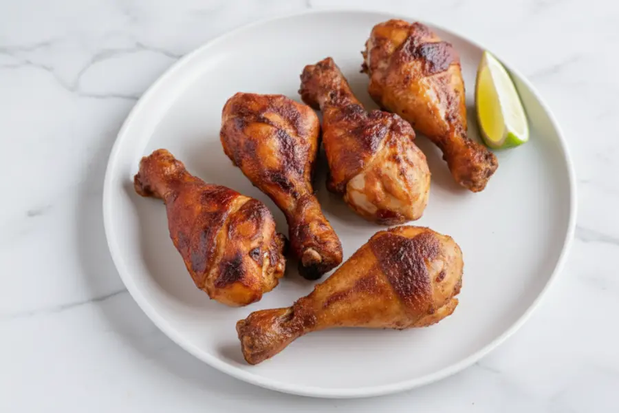 Hähnchenschenkel mit Honig-Senf im Ofen