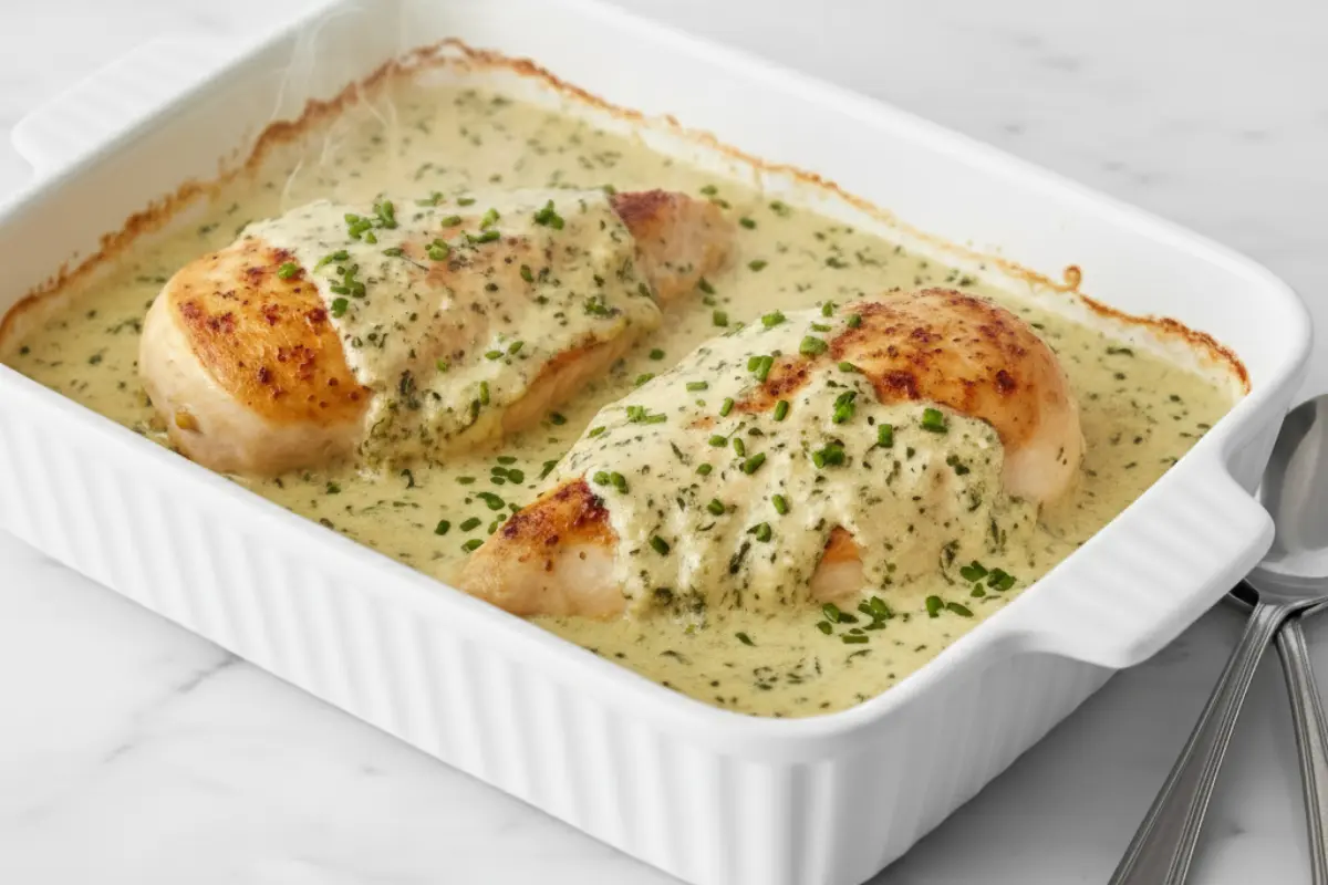 Kräuter Sahne Hähnchen