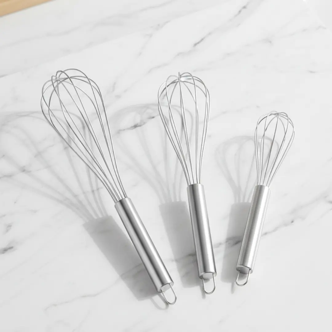 Newaner Schneebesen, 3er Set aus Edelstahl